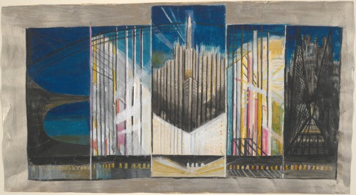 Study for New York Interpreted (1920–22) by Joseph Stella
