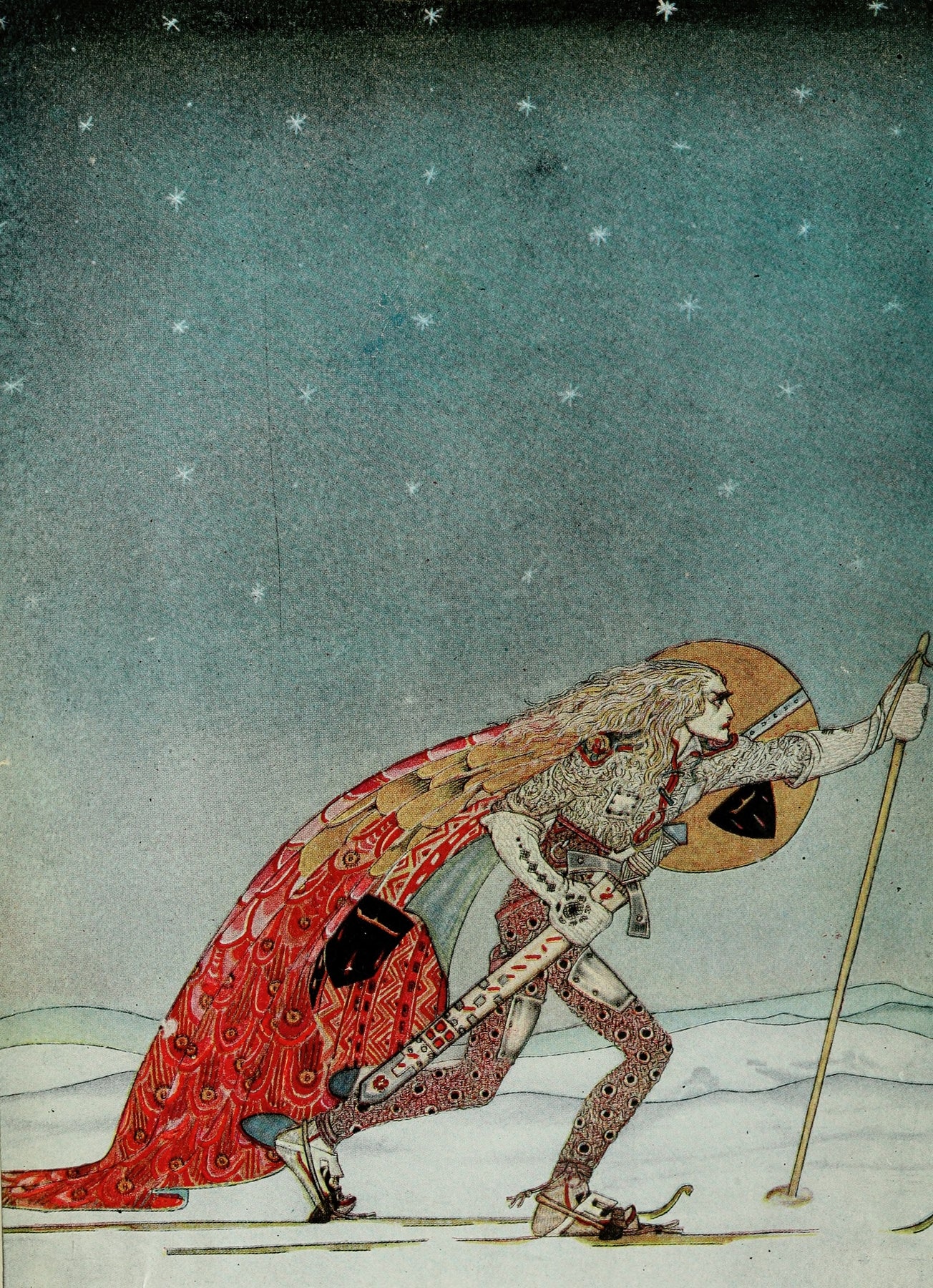 East of the sun and west of the moon pl 13 (1922) by Kay Rasmus Nielsen
