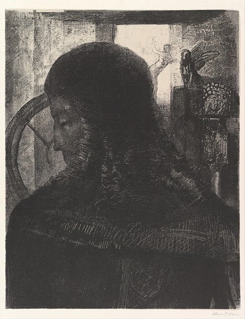 The Old Knight (1896) by Odilon Redon