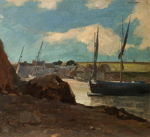 The Port of Morgat (1882) by Odilon Redon