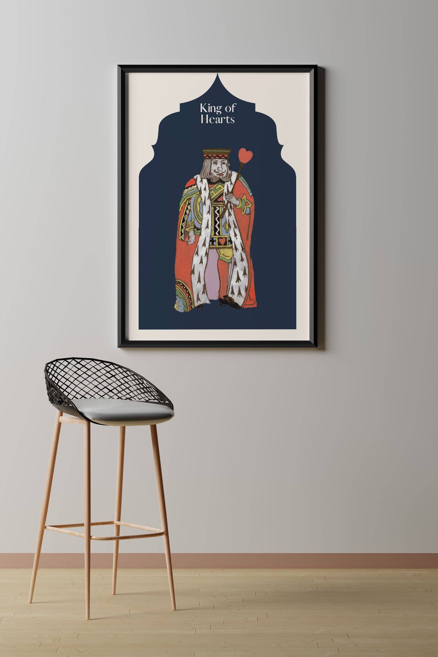 Rey de corazones de Alicia en el país de las maravillas