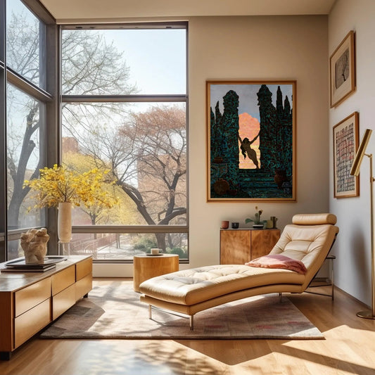 Holy entrance to the Slavic mystery place (1920) by Marian Wawrzeniecki - Digital Download Wall Art