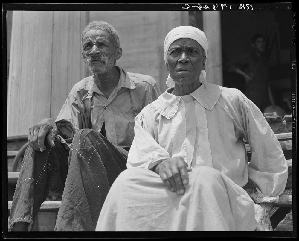 Dorothea Lange Art Print - Ex-slave And Wife