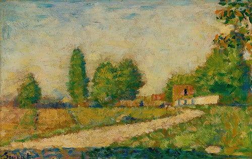 Au Bord Du Village de Georges Seurat