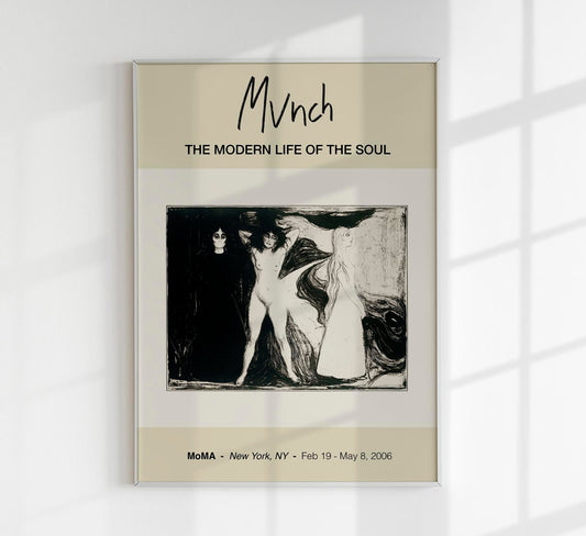 Cartel de la exposición Das Weib Munch