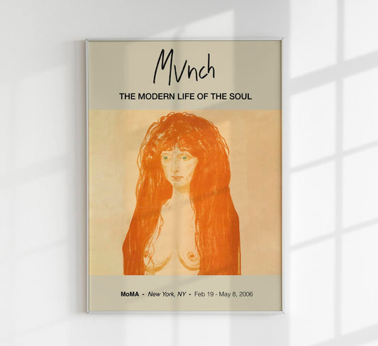 El cartel de la exposición Sin Munch