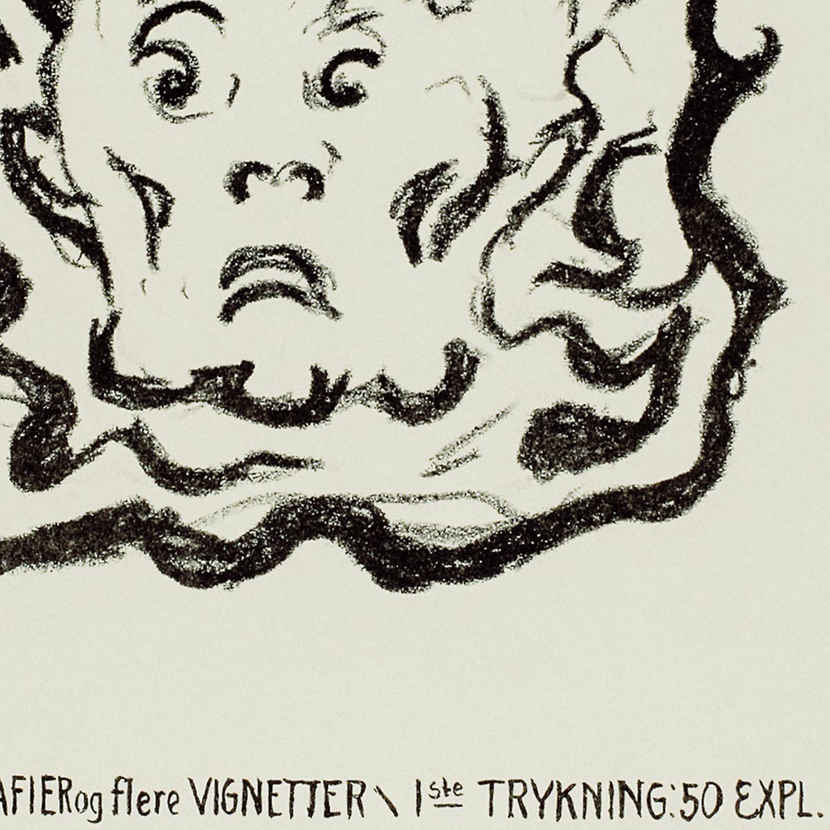 Afiche de la exposición Alpha y Omega Munch