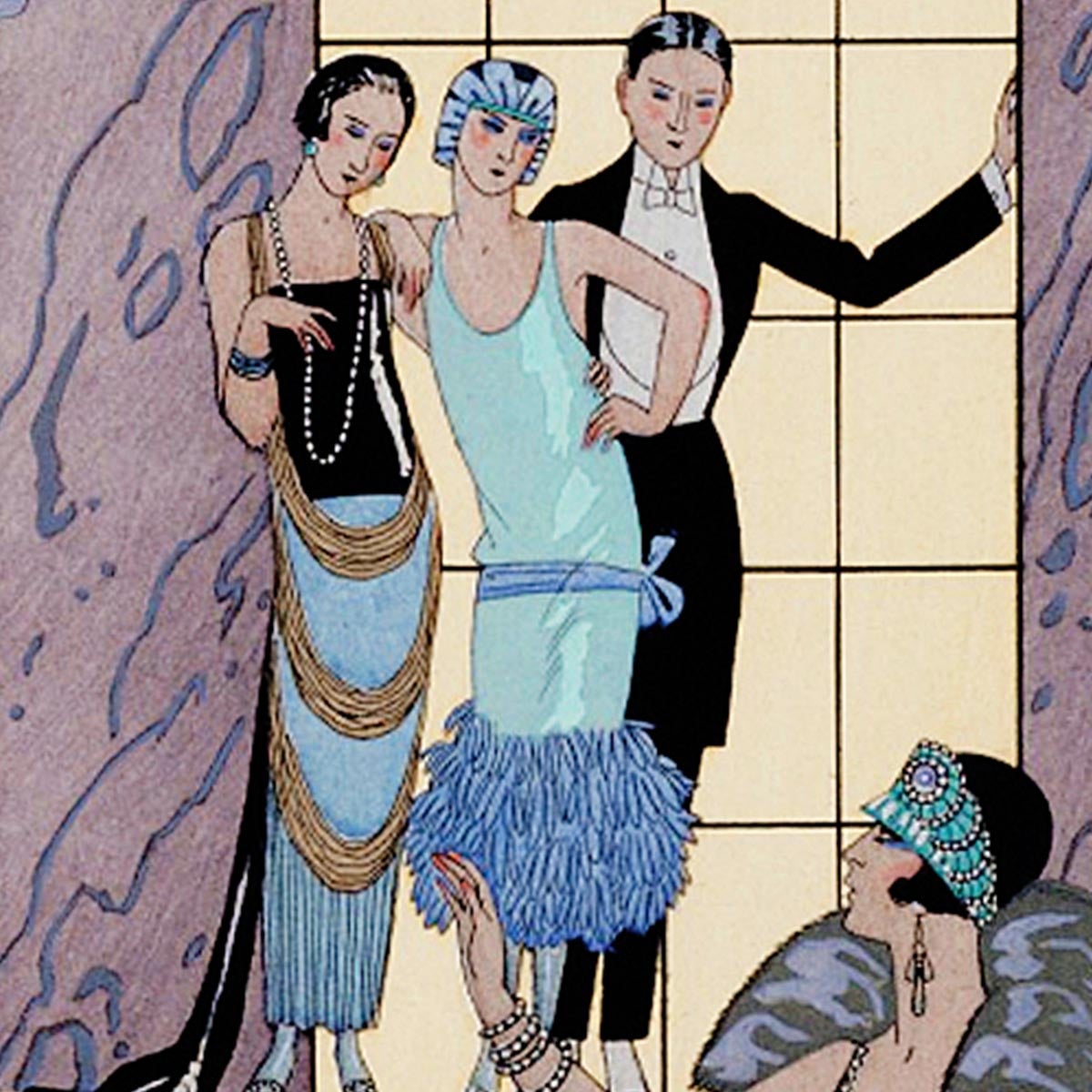 Cartel vintage de "Au Revoir"