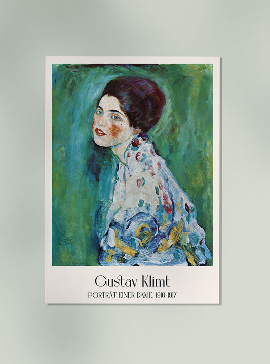 Retrato de una dama de Gustav Klimt