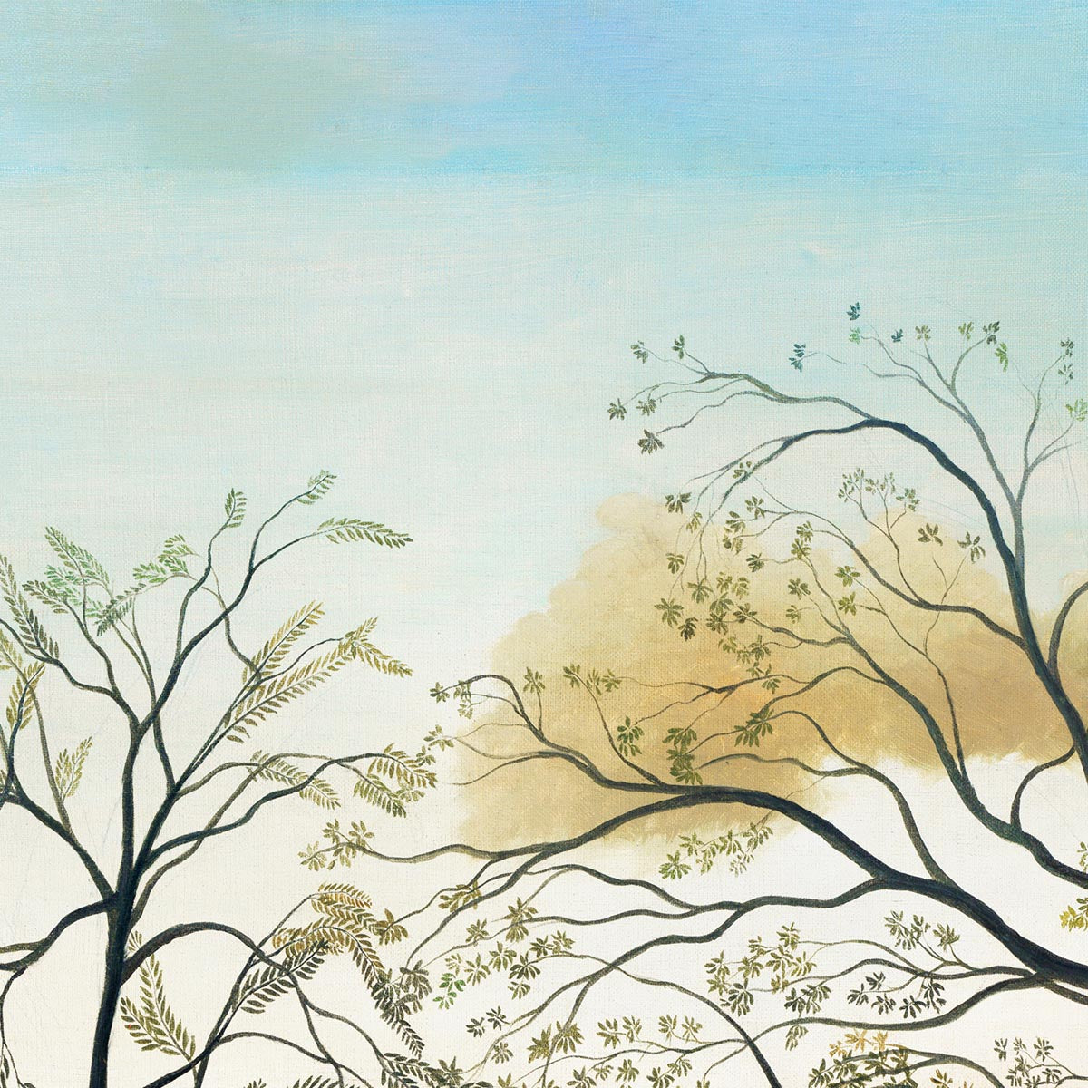 Cita en el bosque de Rousseau Lámina artística