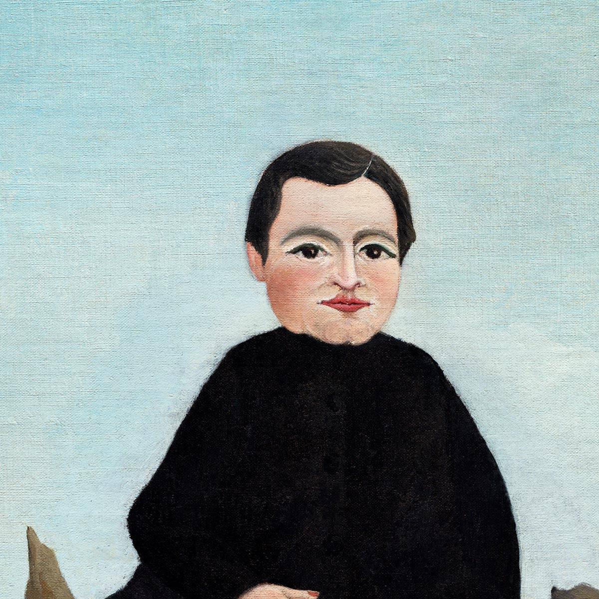 Lámina artística Niño en las rocas de Rousseau