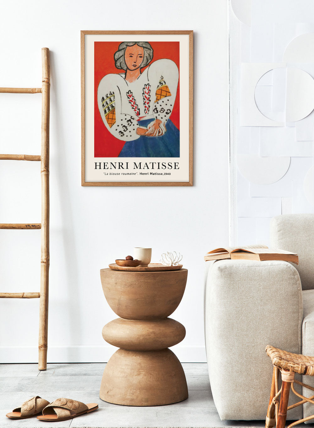 La Blusa Roumaine de Henri Matisse Estampado