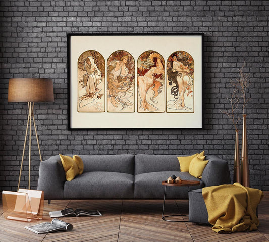 Las estaciones de Alphonse Mucha