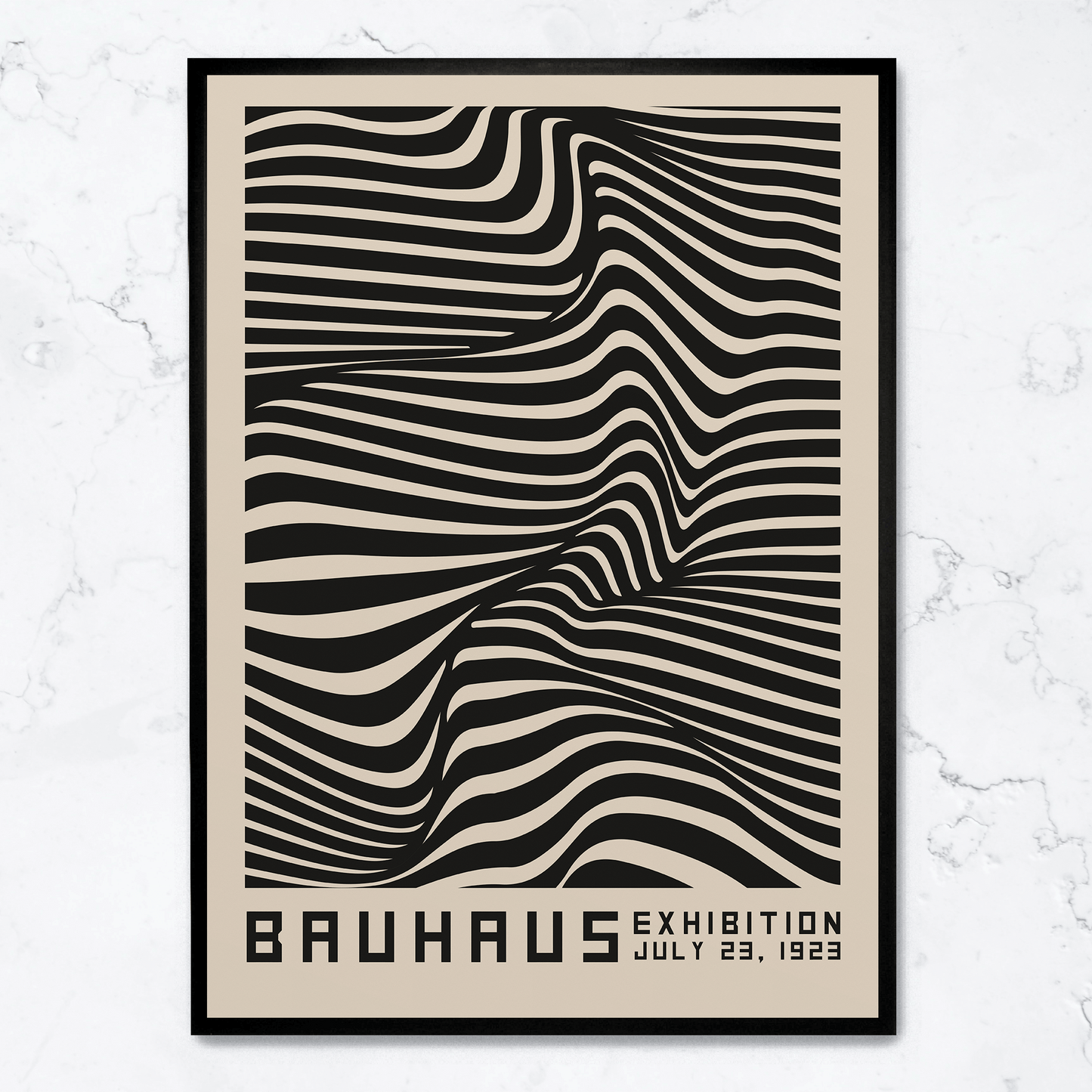 Bauhaus Zebra Abstract