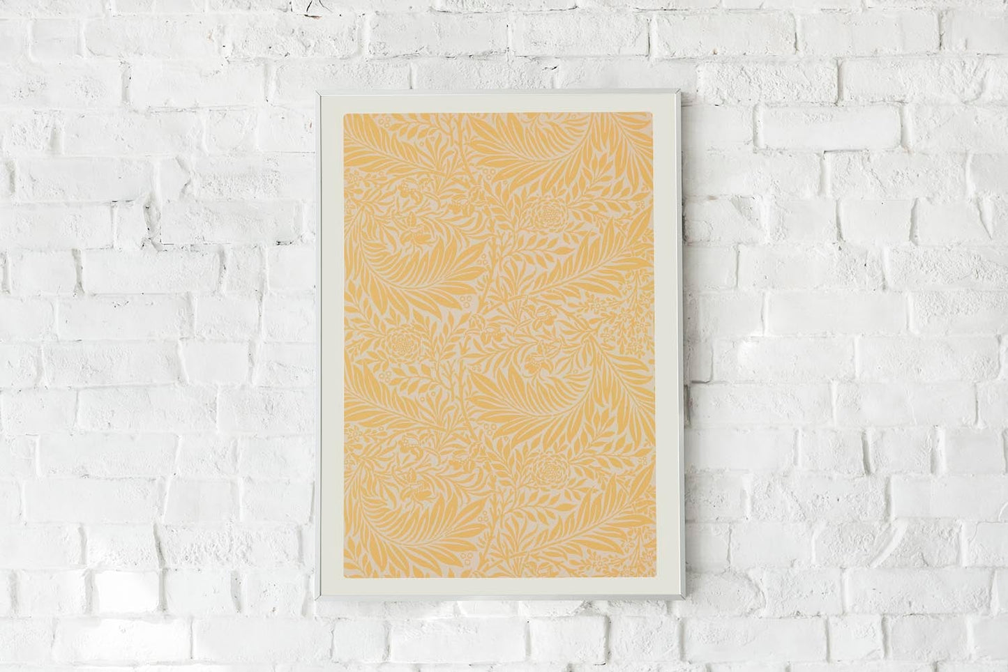 Póster con estampado floral Larkspur de William Morris