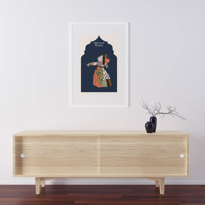 Reina de corazones de Alicia en el país de las maravillas