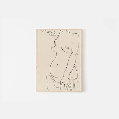 Desnudo en tres cuartos (1913) de Henri Matisse