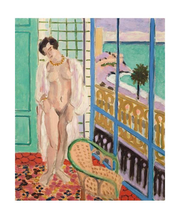 Art Print "Nu à la fenêtre (1929)" by Henri Matisse (1929)