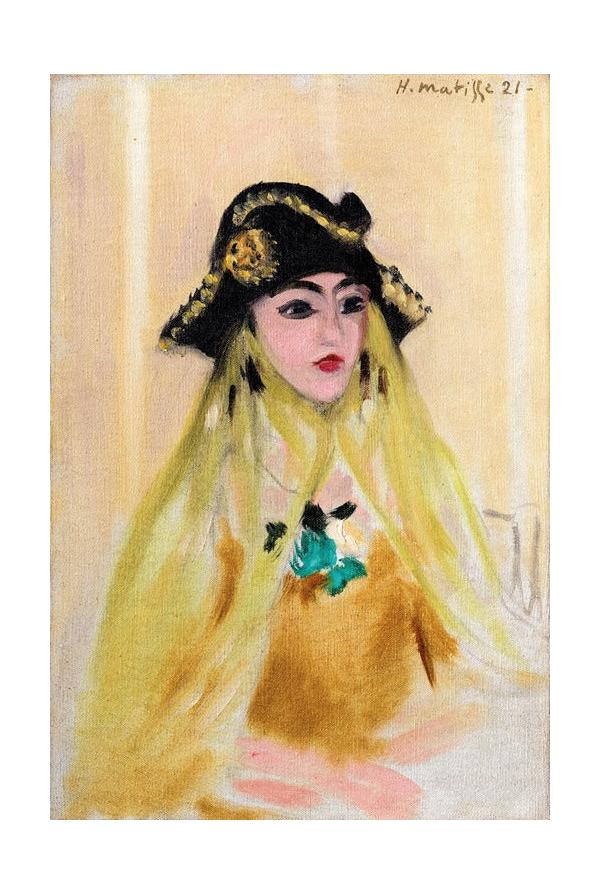 Art Print "Ancilla (1921)" by Henri Matisse (1921)