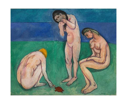 Art Print "Bathers with a Turtle (1907–08)" by Henri Matisse (1907)
