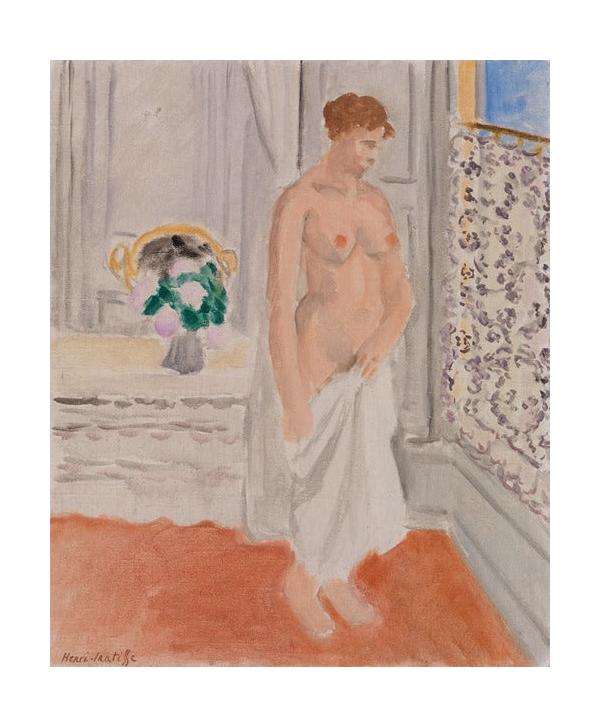 Desnudo de pie junto a la ventana (1919-1920)