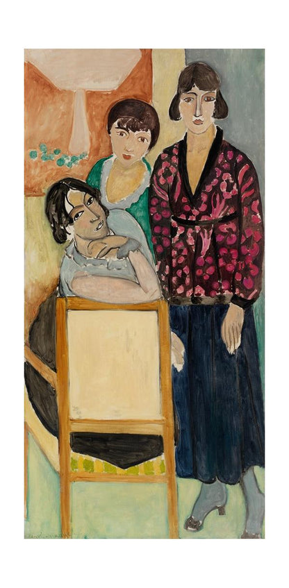 Three Sisters and ‘The Rose Marble Table’ (Les Trois soeurs à ‘La Table de marbre rose’) (1917)