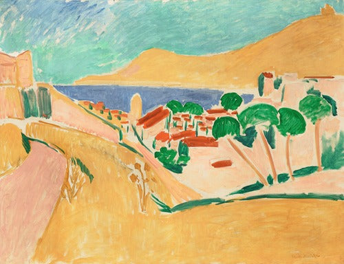 Art Print "Collioure en août (circa 1911)" by Henri Matisse (1911)
