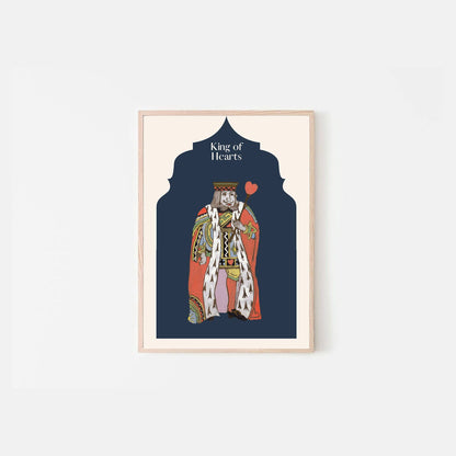 Rey de corazones de Alicia en el país de las maravillas