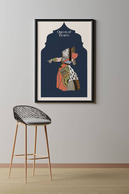 Reina de corazones de Alicia en el país de las maravillas