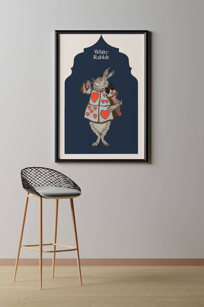 Conejo blanco de Alicia en el país de las maravillas