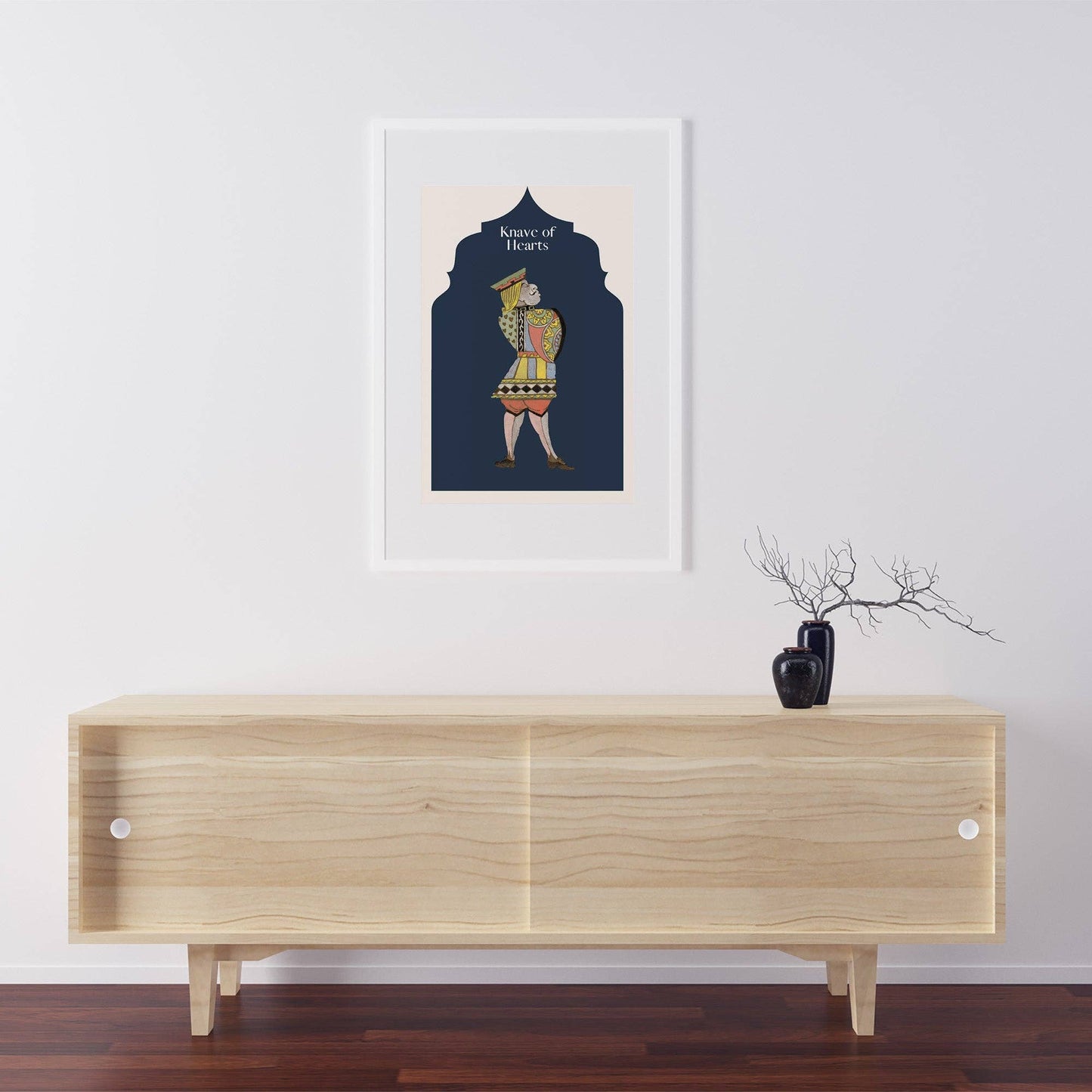 La sota de corazones de Alicia en el país de las maravillas