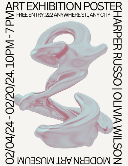 Carteles de exposición diseñados a medida