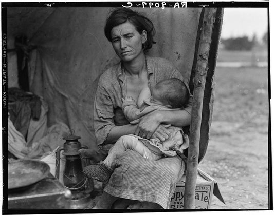 Dorothea Lange Art Print - Migrant Mother Nursing