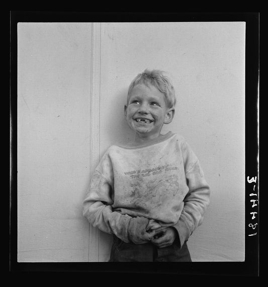 Dorothea Lange Art Print - Portrait of a Migrant Child I