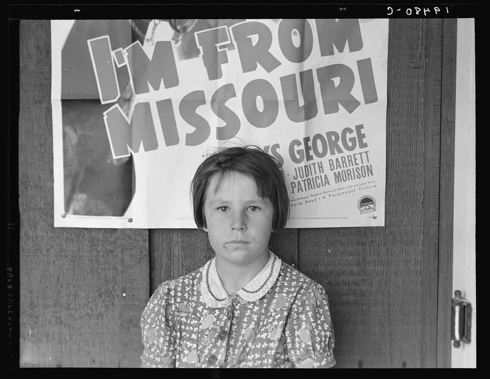 Dorothea Lange Art Print - I'm From Missouri
