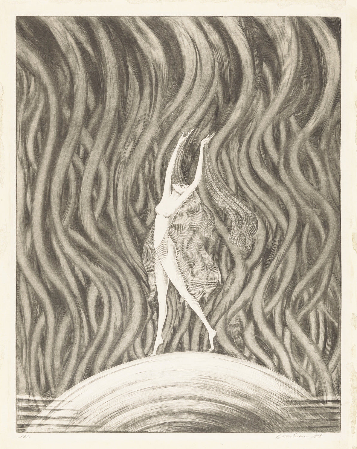 Art Print "Dancing Woman by Hein von Essen" Essen