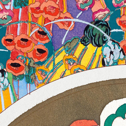 Patrón floral Art Déco, variación 11 de Édouard Bénédictus