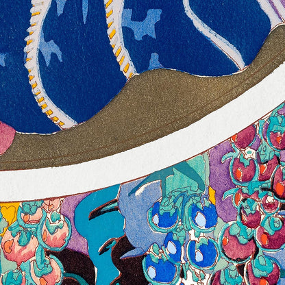 Patrón floral Art Déco, variación 11 de Édouard Bénédictus