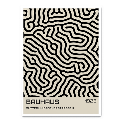 Bauhaus Black Pattern