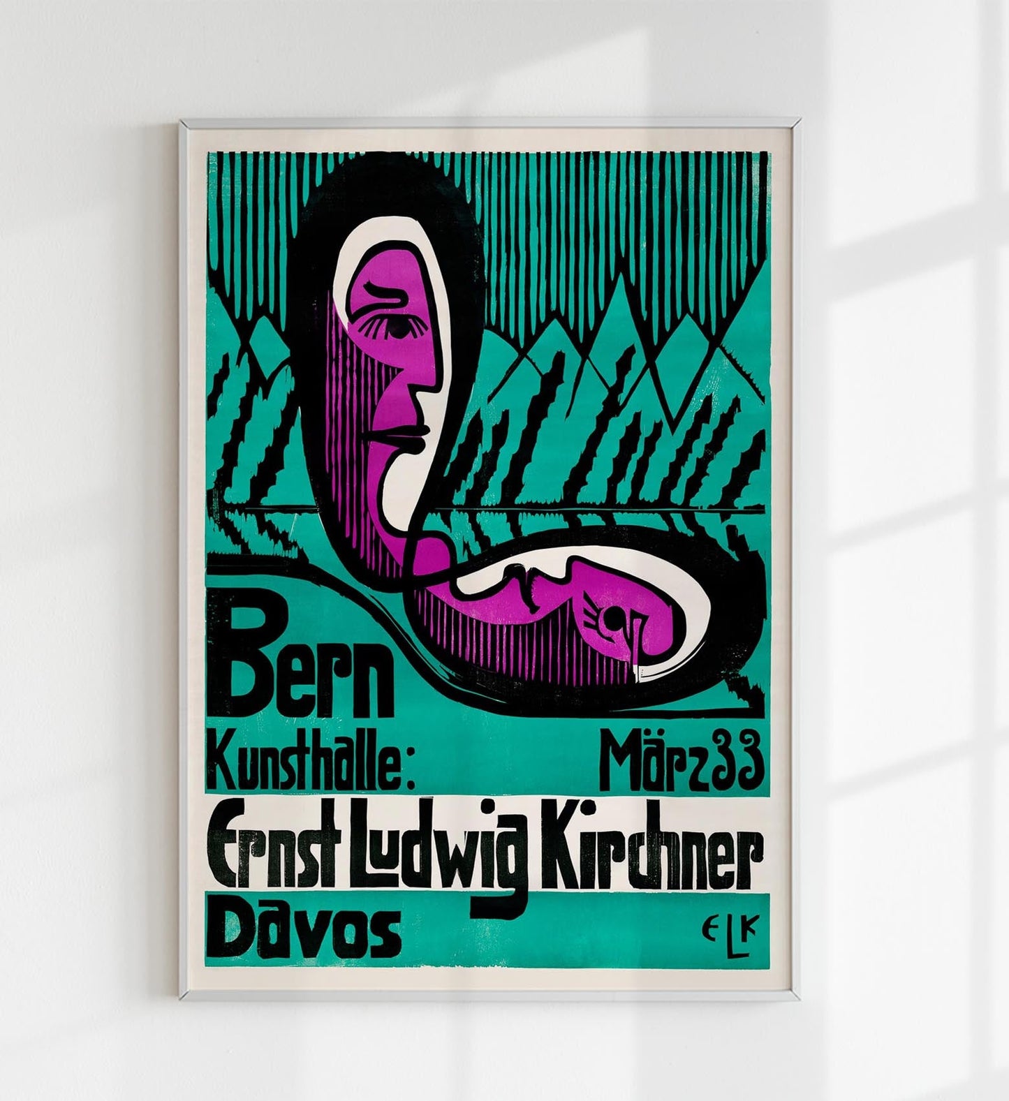 Bern Kunsthalle - Cartel de la exposición Ernst Kirchner