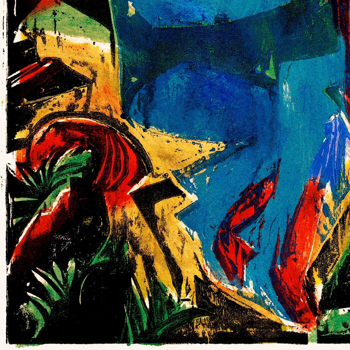 El encuentro de Schlemihl de Ernst Kirchner