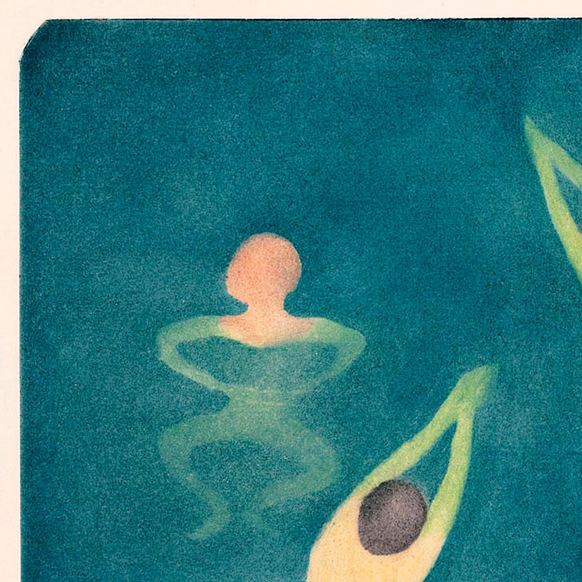 Póster artístico de Edvard Munch: Niños bañándose