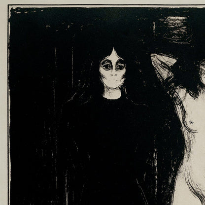 Edvard Munch Das Weib Arte Póster