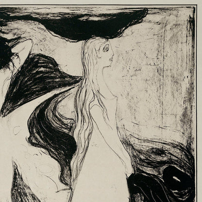 Edvard Munch Das Weib Arte Póster