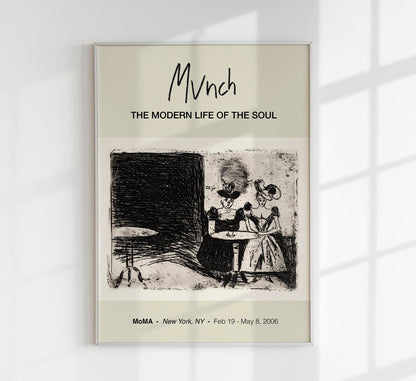 Afiche de la exposición Night Café Munch