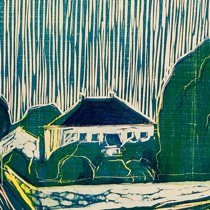 Cartel de la exposición Las chicas del puente Munch