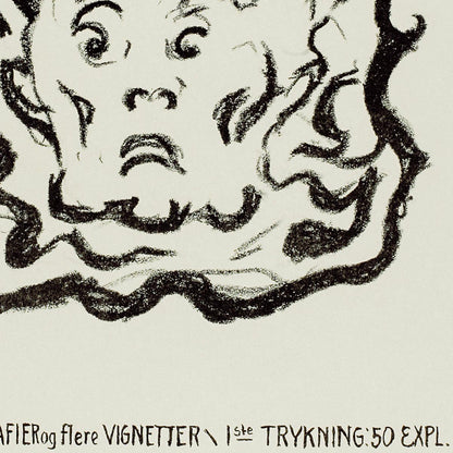 Afiche de la exposición Alpha y Omega Munch