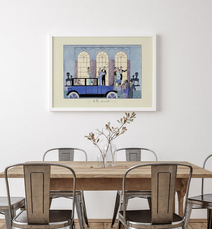 Cartel vintage de "Au Revoir"