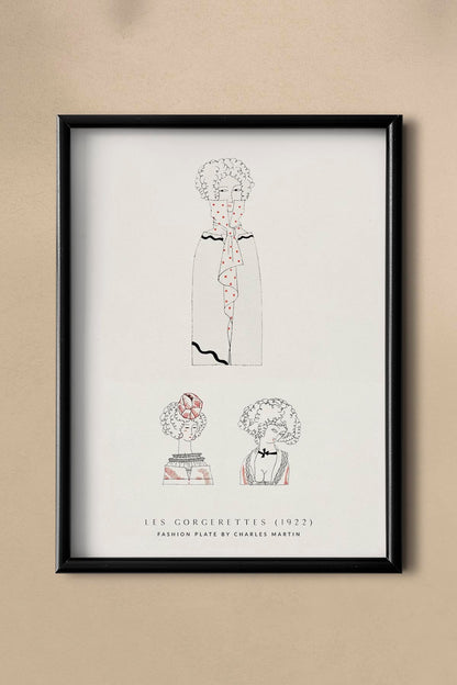 Les Gorgerettes Vintage Poster