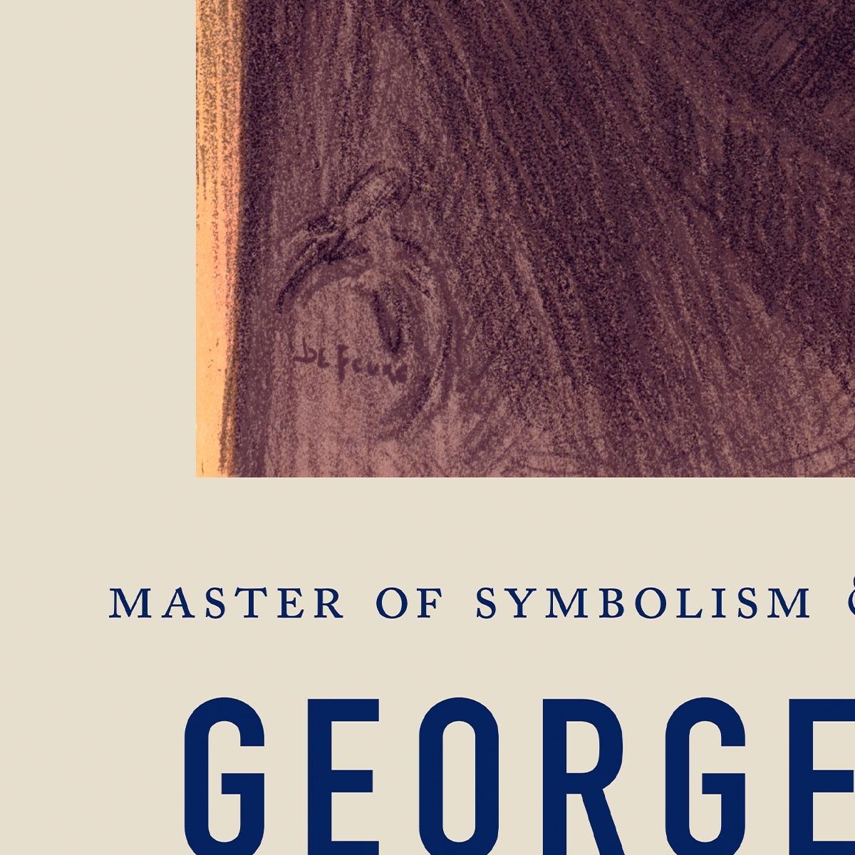 Dessin original pour les Maîtres de l'Affiche (1898) de Georges de Feure - Póster de exposición 